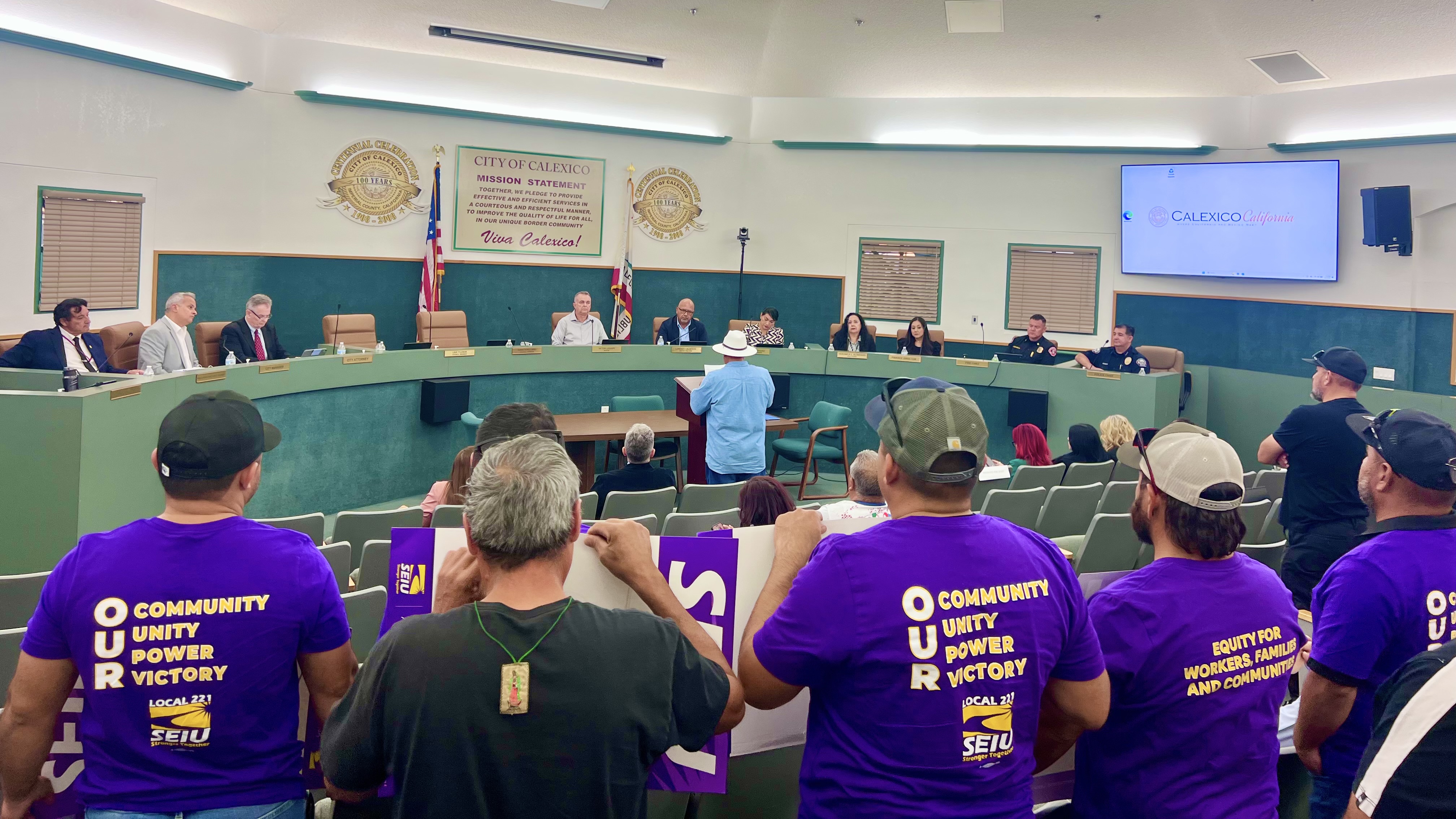Calexico members escalate fight for fair wages