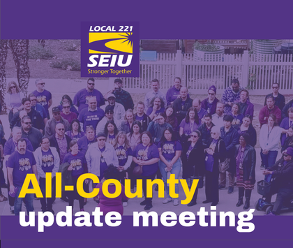 Bargaining and County budget update: April 1 meeting